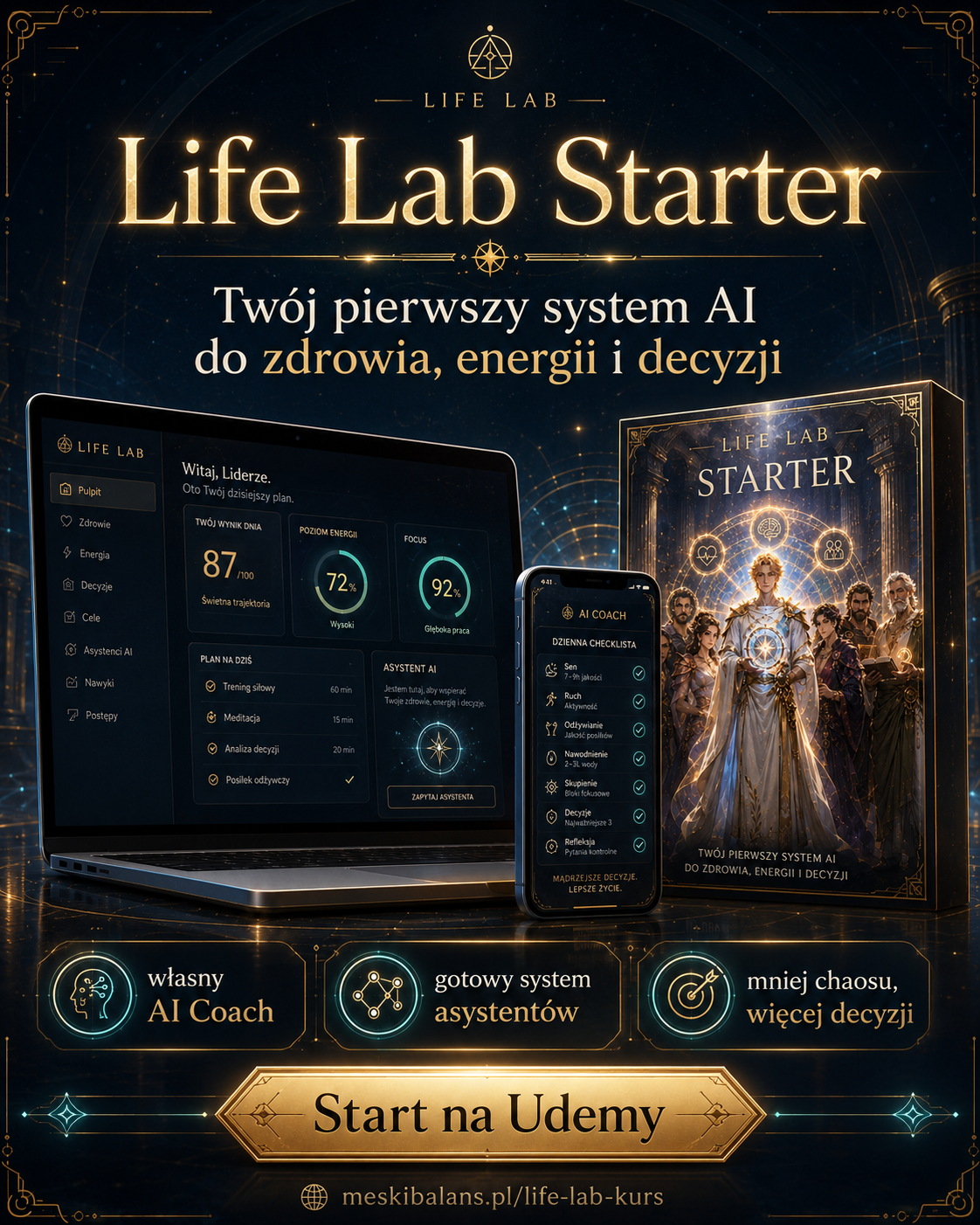 Life Lab Starter — kurs AI do zdrowia, energii i decyzji